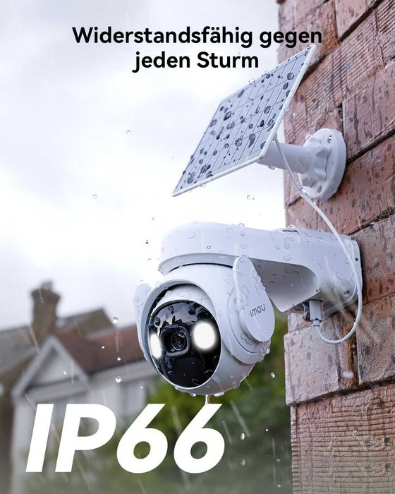 Imou 2K 15000 mAh WLAN IP камера, външна с AI разпознаване на хора