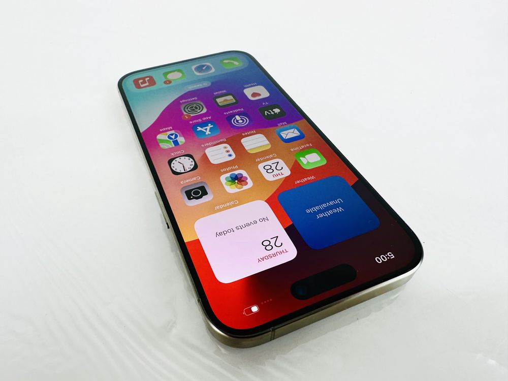 Apple iPhone 15 Pro 128GB Natural Titanium 90% Батерия! Гаранция!