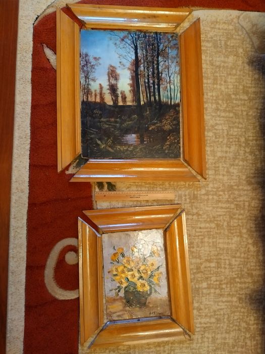 Tablou / tablouri cu rama din stejar doar cel mare mai e valabil