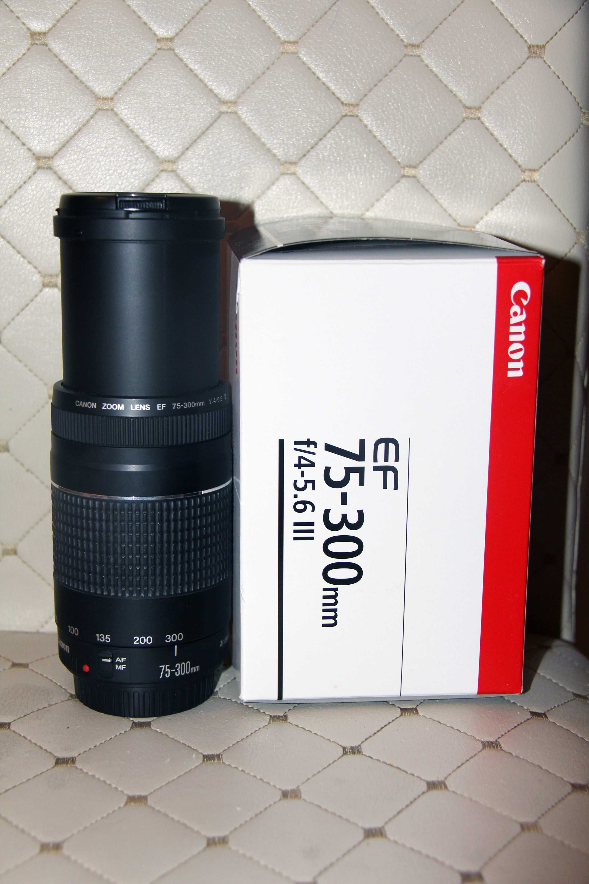 Объектив Canon EF 75-300mm iii. Телевик. Зумовый.
