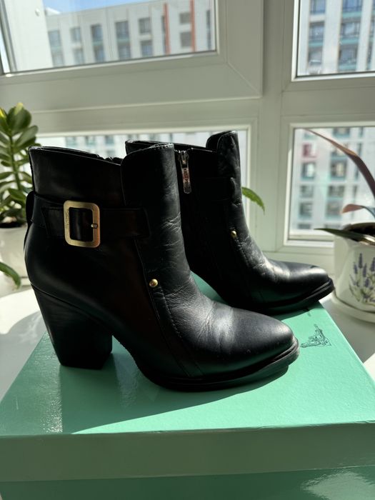 Ботильоны кожаные, Keilifenni, 36 размер, бу