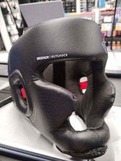 Cască integrală de Box 500 negru Adulţi - produs resigilat Decathlon