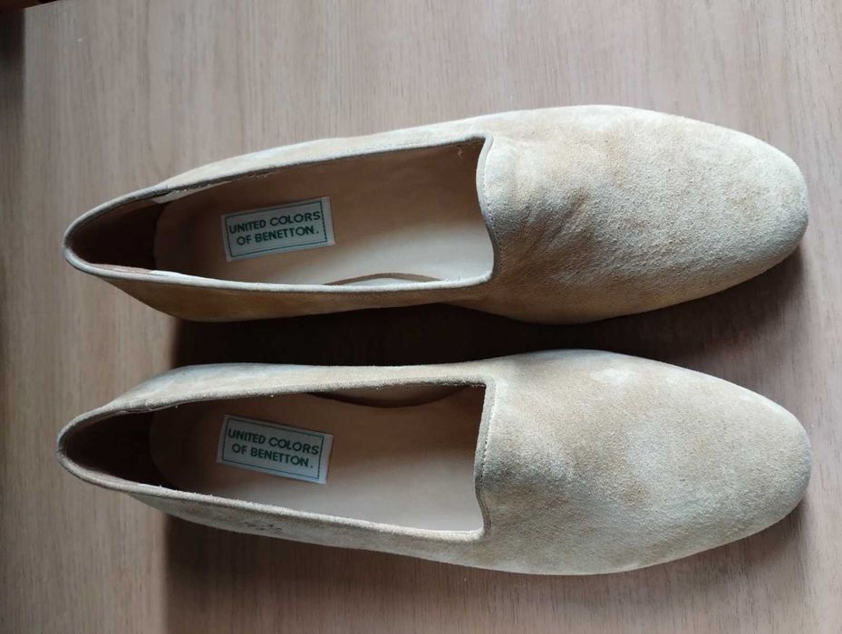 НОВИ Италиански дамски обувки марка BENETTON, тип балерини