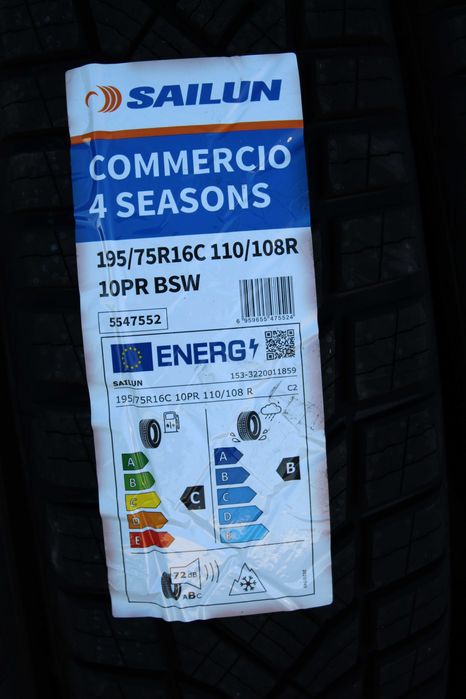 Anvelope noi 195/75 R16C Sailun, All Season