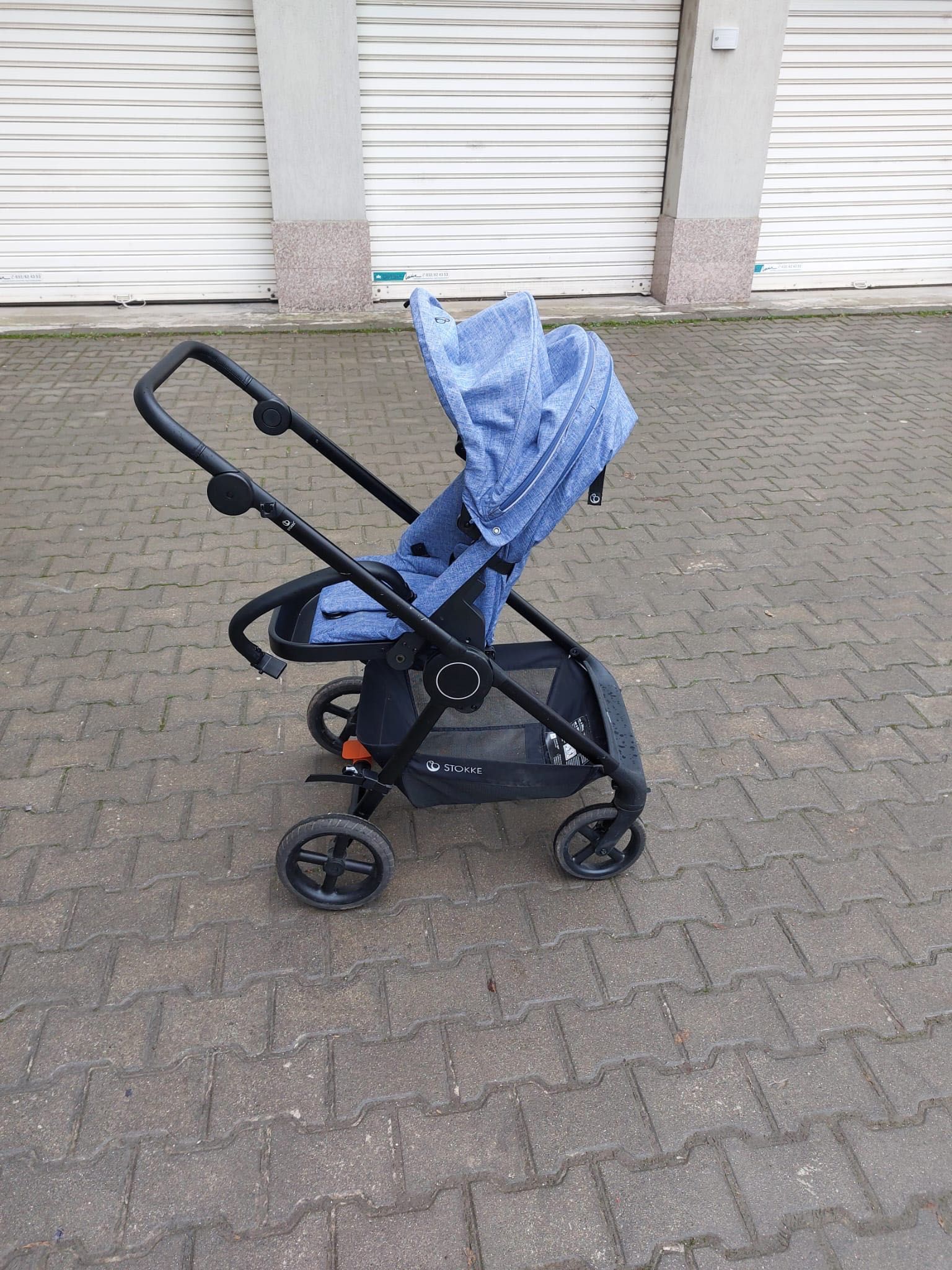 Stokke Beat Blue Melange - детска количка