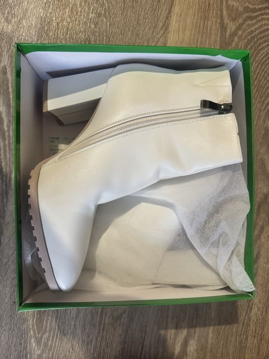 Ботильоны. Белые ботильоны. Свадебные ботильоны