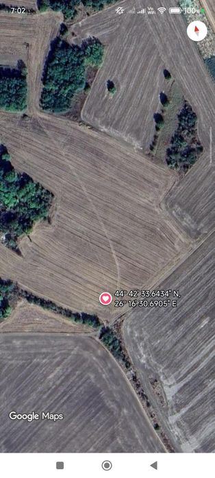 Teren extravilan în Lipia, Ilfov. 3,500 m²