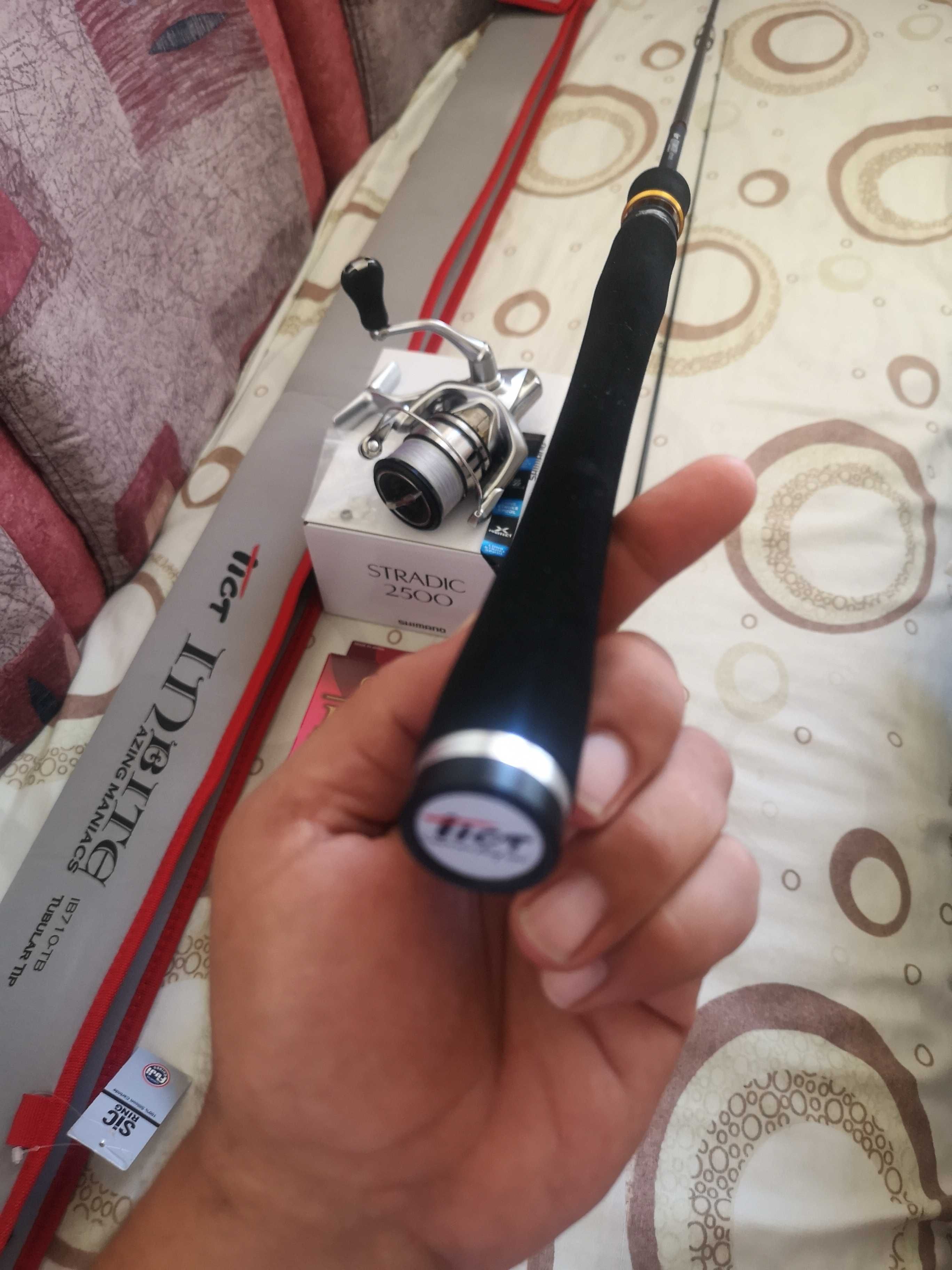 Спининг сет tict inbite 710tb shimano stradic 2500