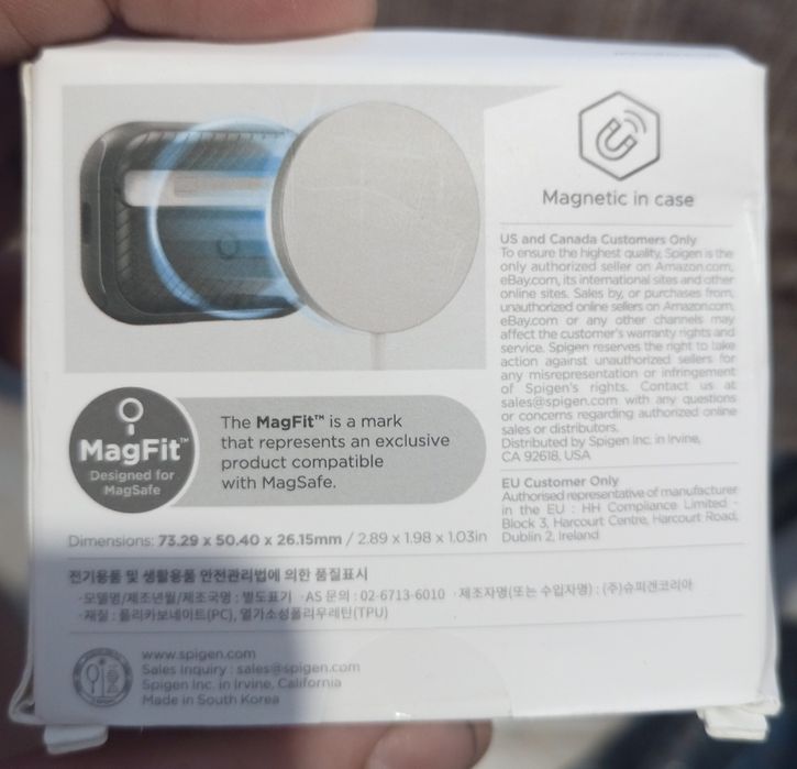 Carcasa Spigen Mag Armor MagSafe compatibila cu Apple AirPods Pro 2 Bl
