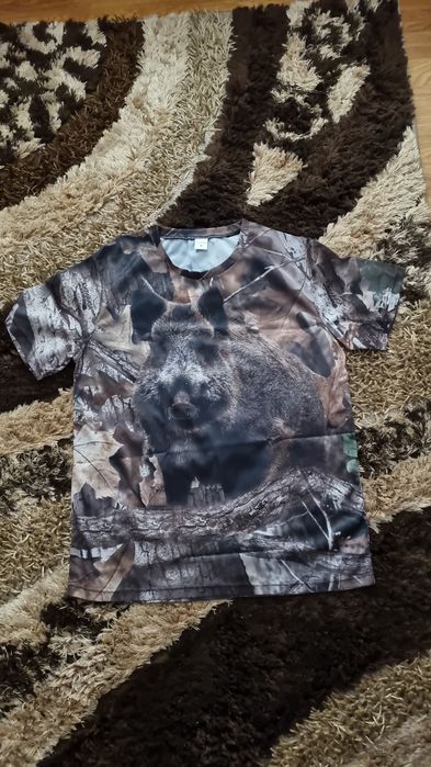 Tricou camuflaj 3D căprior