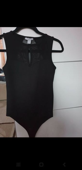 Body negru fara maneci xs