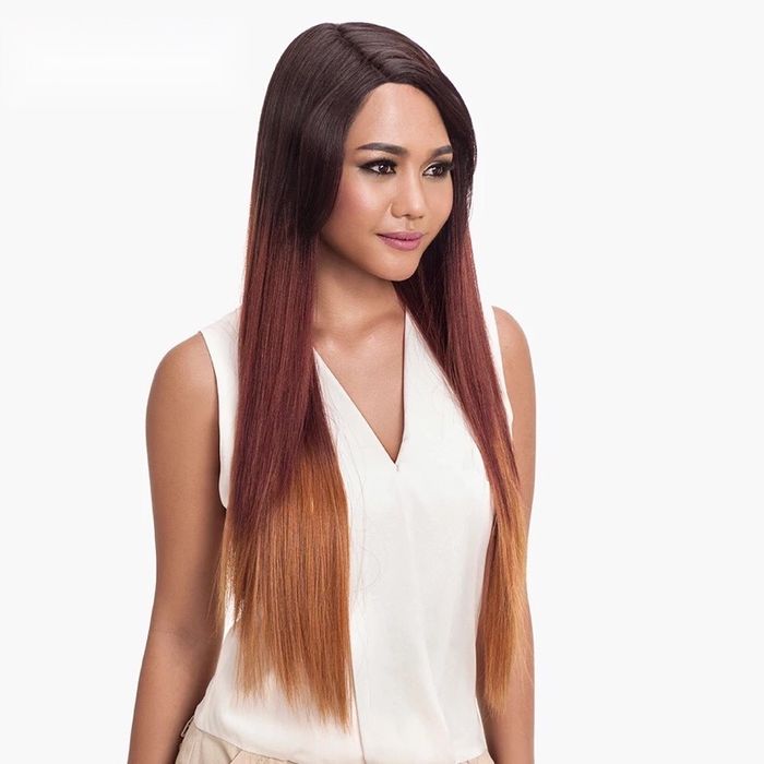 Peruca F31 FRONT LACE Ombre satena blonda castanie suvite blonde