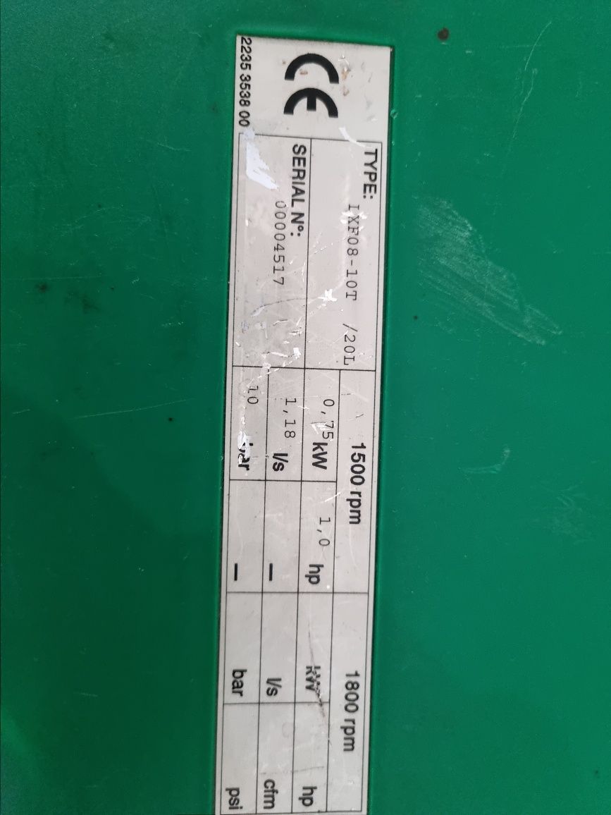 Copco 20l професионален безмаслен тих компресор