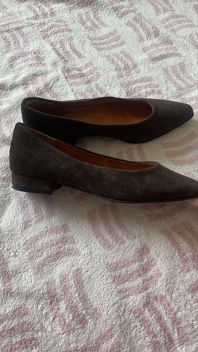 замшевые туфли