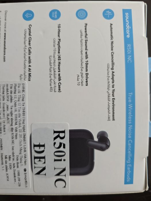 Casti Wireless Soundcore R50i NC