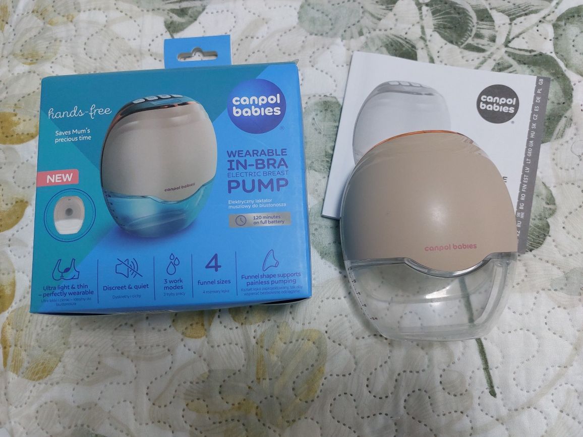 Електрическа помпа за кърма hands free Canpol babies