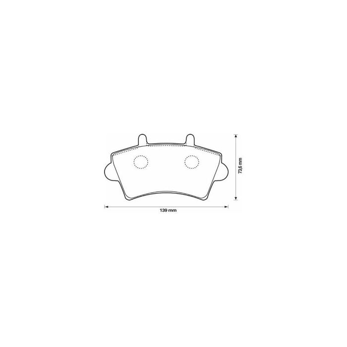 Placute frana fata Nissan Interstar Bus (X70), 04.2002-, marca SRLine S70-0034