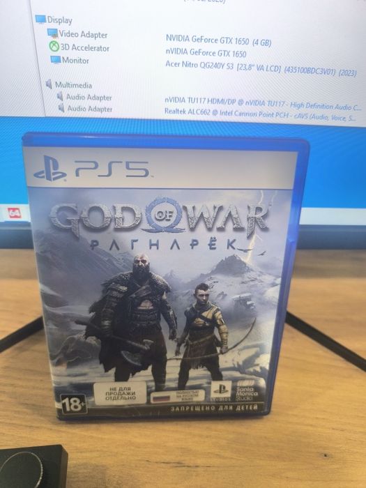 Диск God of war Ragnarek для ps 5