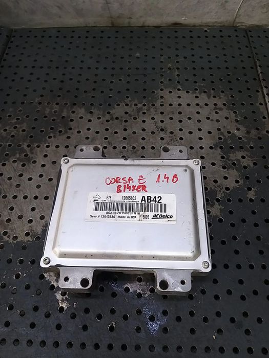 Ecu calculator motor 1.4 b opel corsa e x15 12665802ab42 12643636