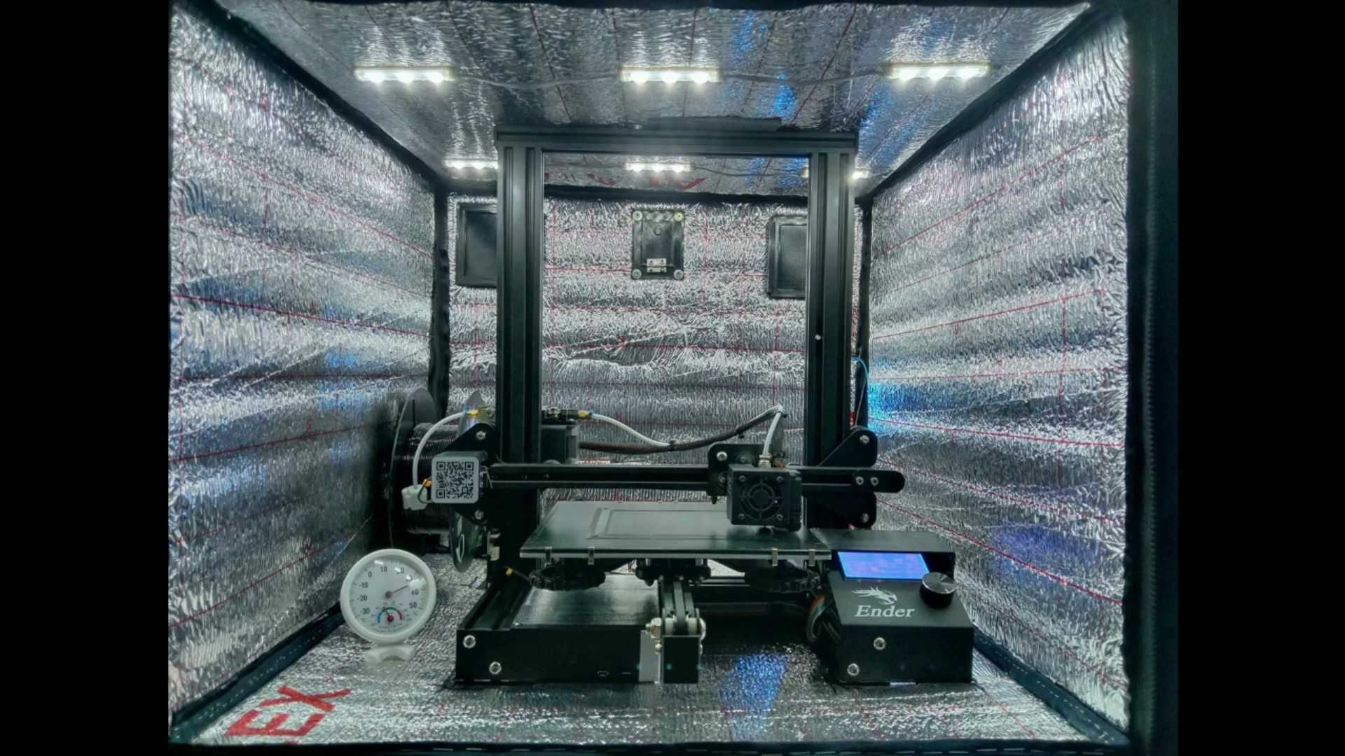 3D принтер Ender 3 Модернизированный с термокамерой