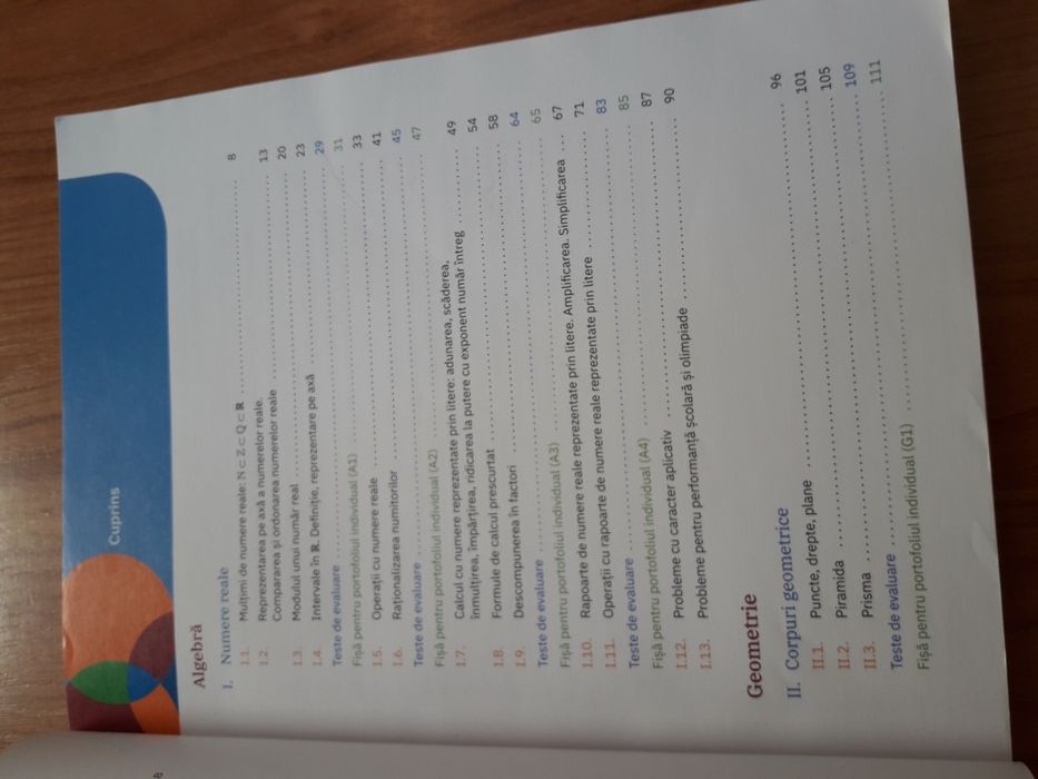 Culegere matematica clasa 8