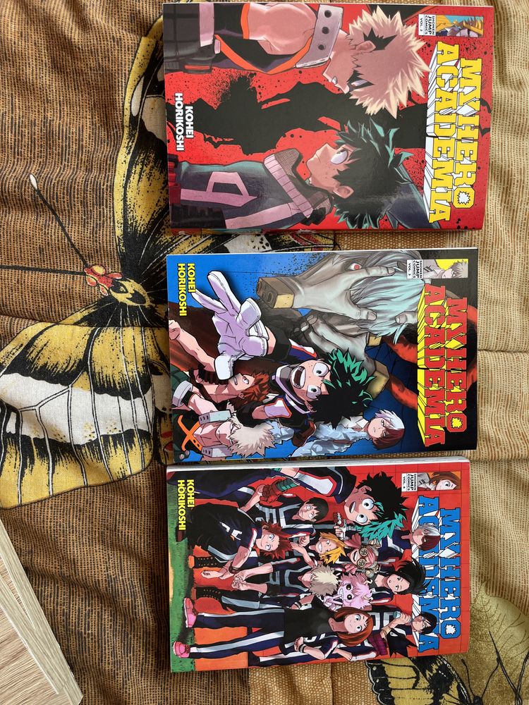 Manga My Hero Academia vol. 2,3,4