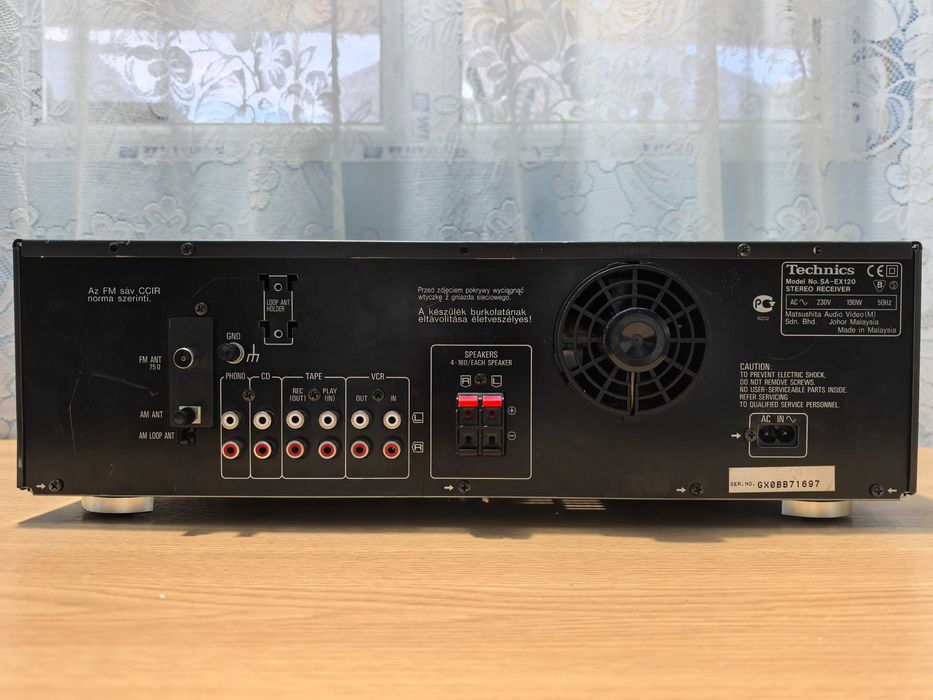 Amplificator-amplituner TECHNICS SA-EX120,sunet de cristal !