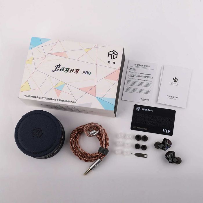 Yanyin Canon Pro 1DD + 6BA Monitors Casti HIFI IEMs In-Ear, 3.5mm, Noi