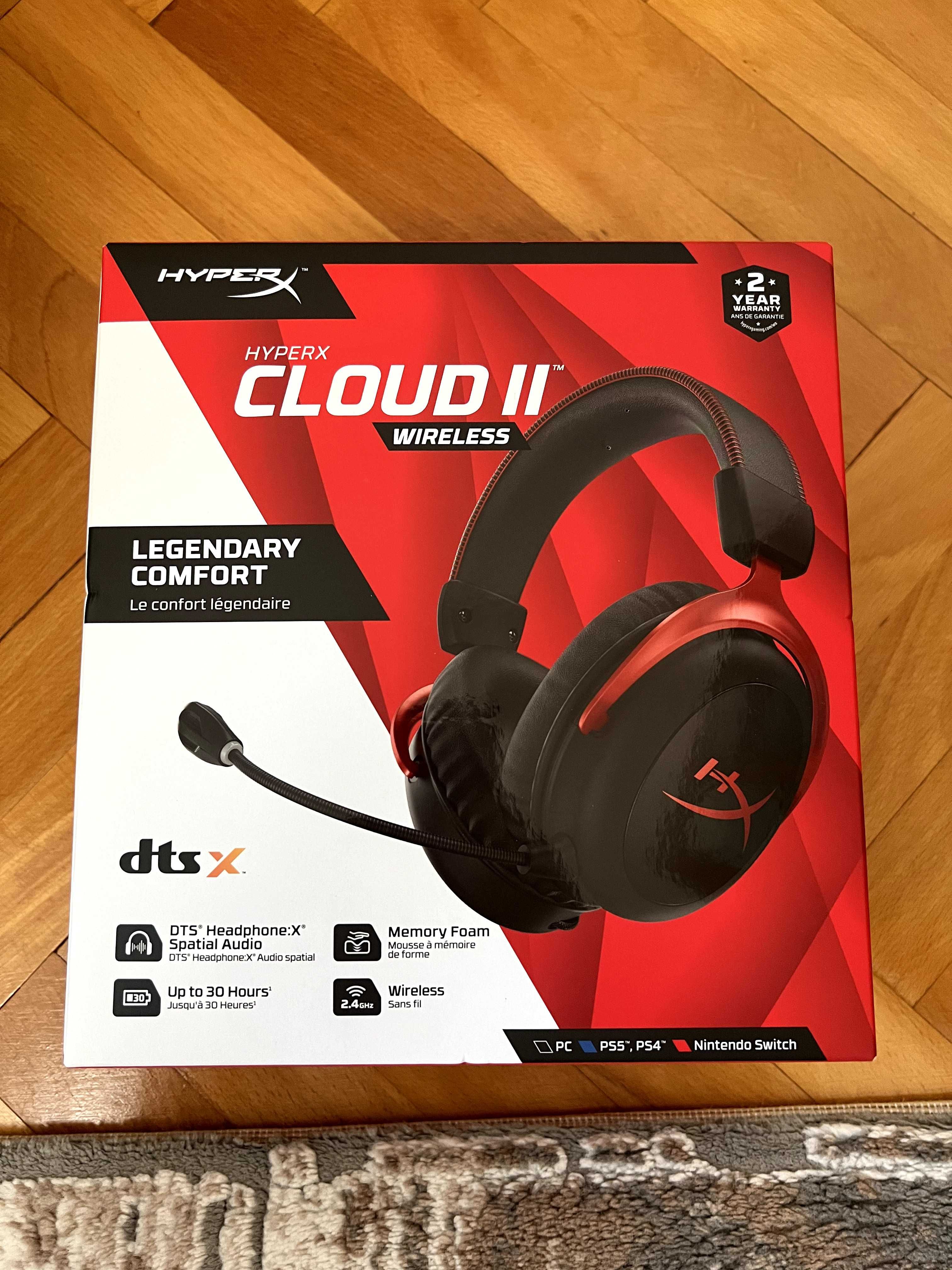 Casti HyperX Cloud 2 Wireless