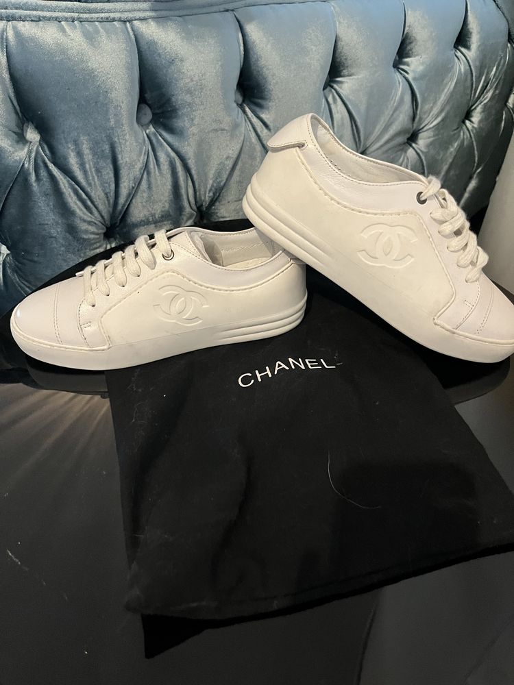 Adidasi Chanel 36, piele naturala