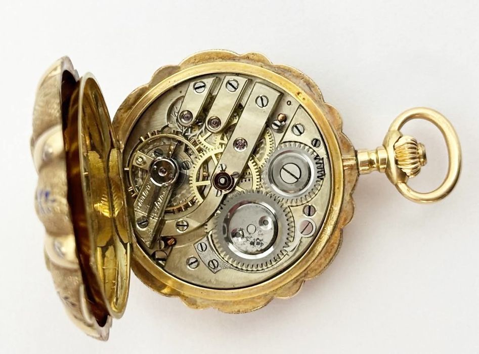 Ceas de buzunar/pandantiv aur 14 karate de colecție