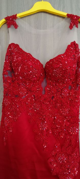 Rochie 2in 1 lucrata  in atelier