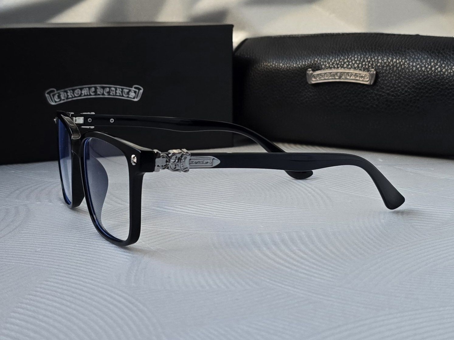 Очила за компютър Диоптрични рамки прозрачни слънчеви chrome hearts