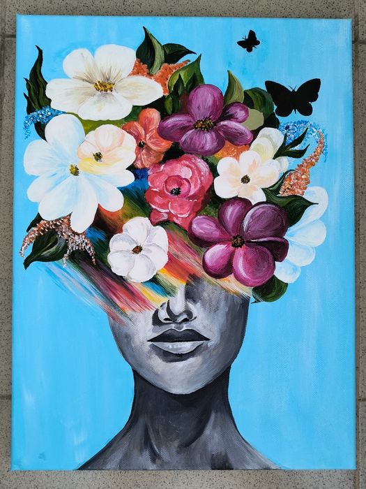 Ръчно рисувани акрилни картини