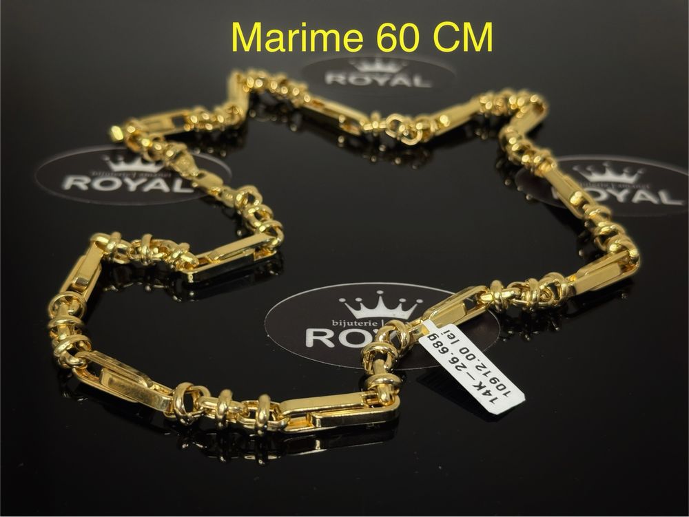 Bijuteria ROYAL : Lant AUR NOU 14K / 26.68 GR