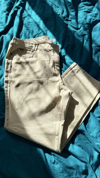 Pantaloni BONITA – bej deschis, mărime 48 – comozi și eleganți