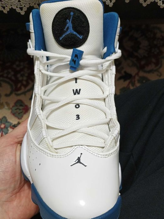 Jordan 6 rings white/marina blue