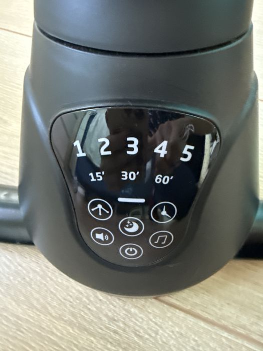 CANGAROO Електрическа люлка - шезлонг CLOUD PREMIUM ТЪМНО СИВА