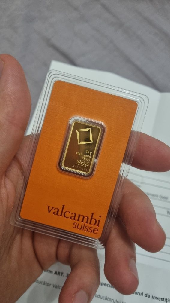 Lingou Aur 10 grame TAVEX (aur 10 g), ambalaj original, factura