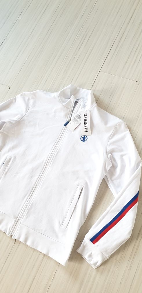 Dirk Bikkembergs Stretch Full Zip Size M НОВО! ОРИГИНАЛ! Мъжко Горнище