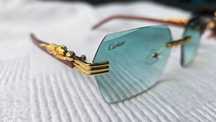 Ochelari de soare Cartier lentila verde