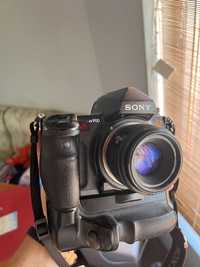 Sony A900 + 50mm f1.7 + Grip - Топ Състояние