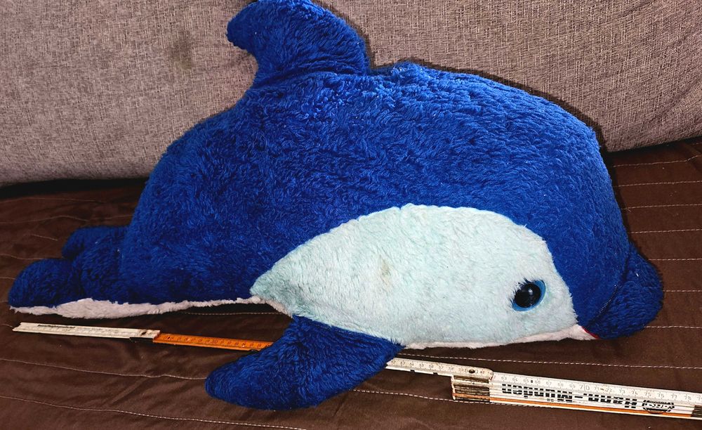 Голям плюшен делфин