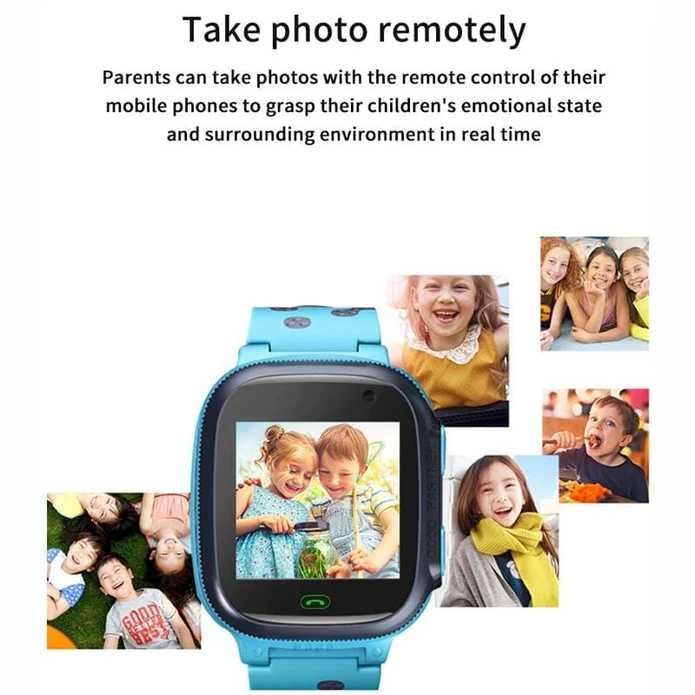 Ceas smartwatch cu GPS pentru Copii, camera foto, monitorizare, SIM