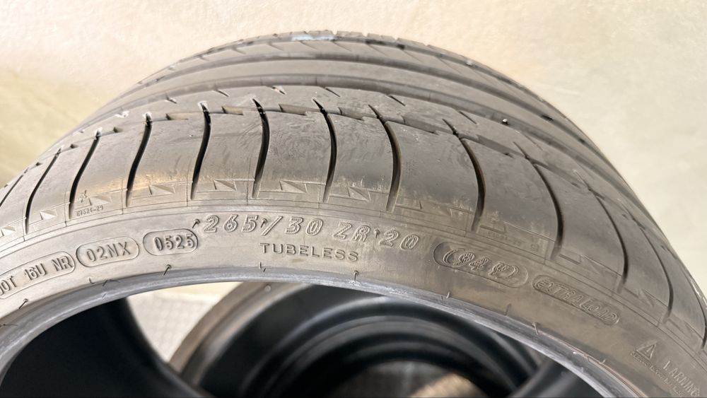 Нови летни гуми 265/30 ZR20 Michelin ps2