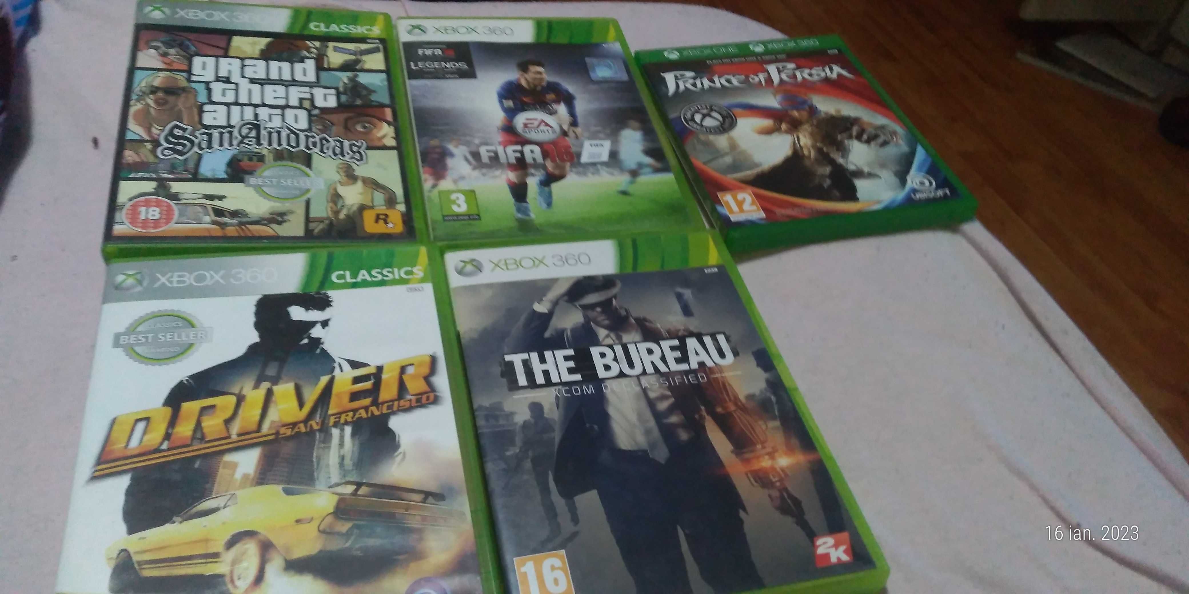 Vând Xbox 360 o Mantea + 5 jocuri