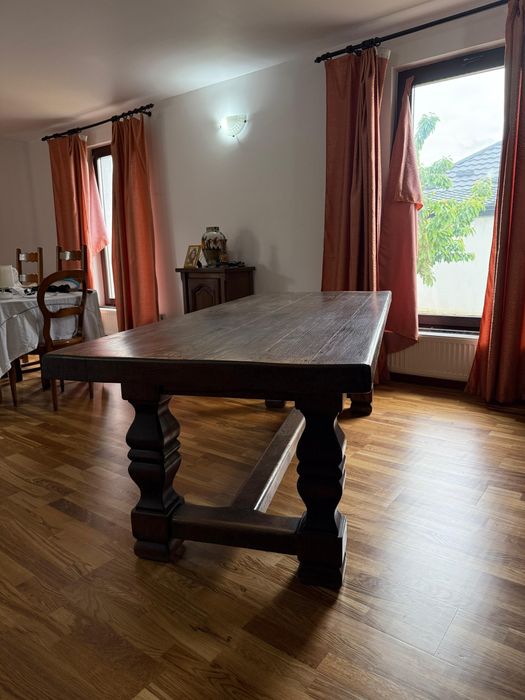 Masă lemn masiv (stejar)