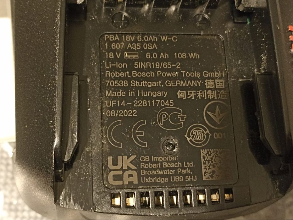 Acumulator Bosch tip Power For/4 All, 6Ah, Nou / Sigilat, original.