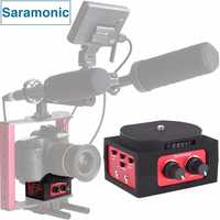 Saramonic SR-AX101 – adaptor mixer audio doua canale XLR Foto DSLR