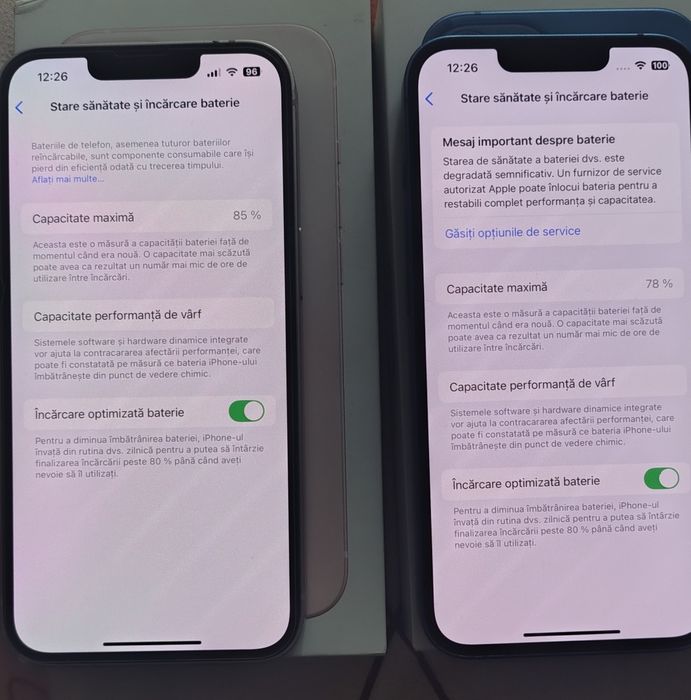 Vând-Schimb Două iPhone 13 nwk